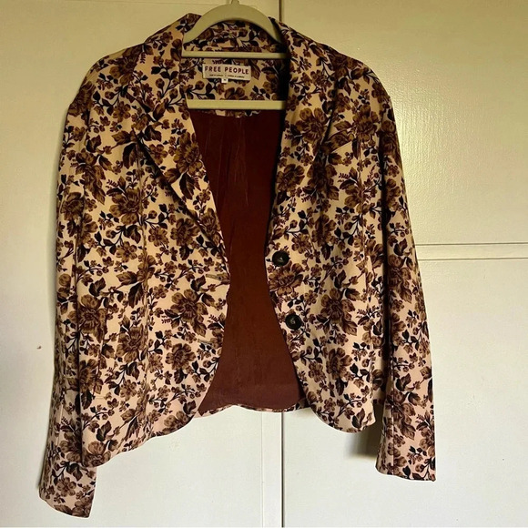 Free People Cali Floral Blazer Size XS - Picture 3 of 14